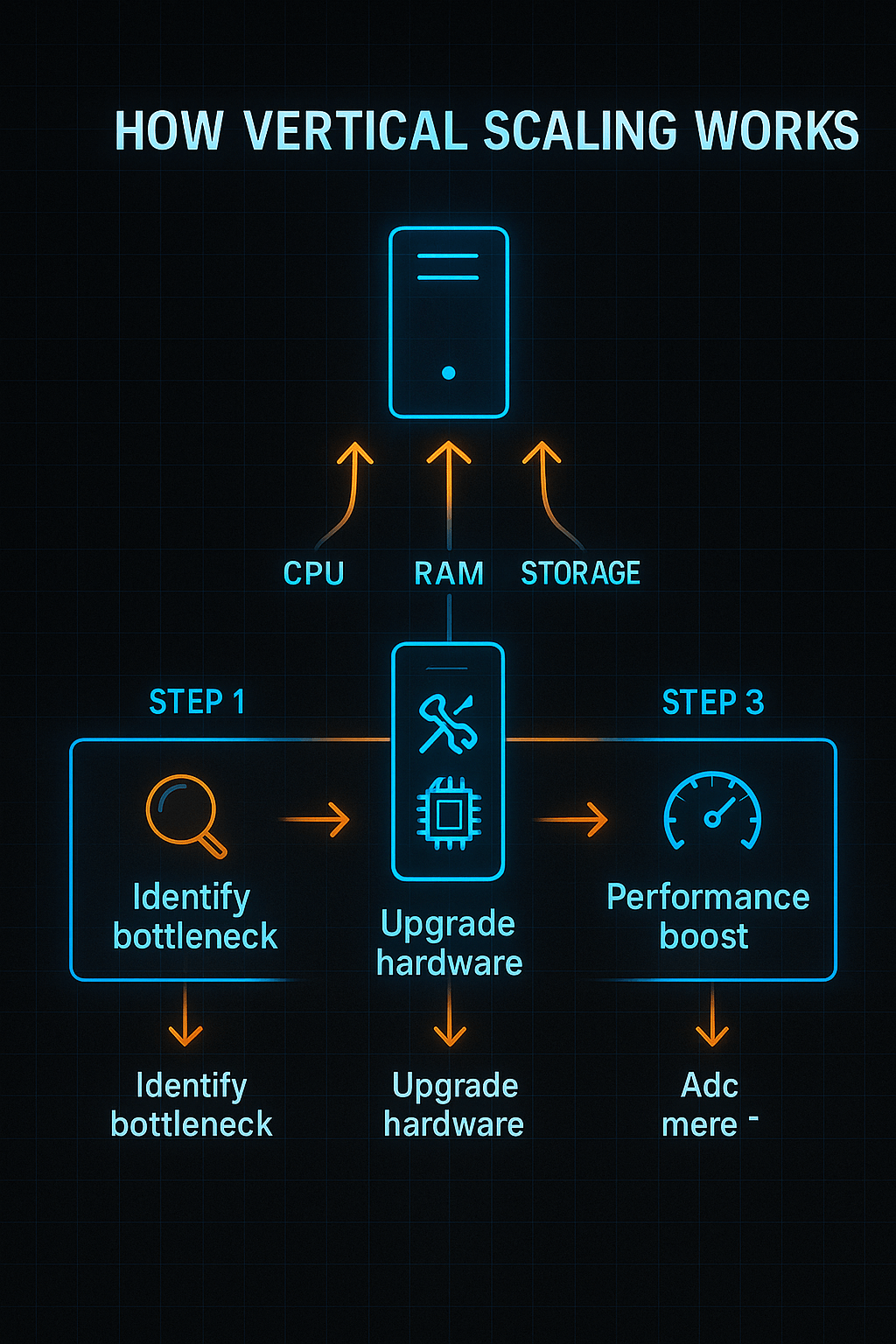 How vertical scaling works