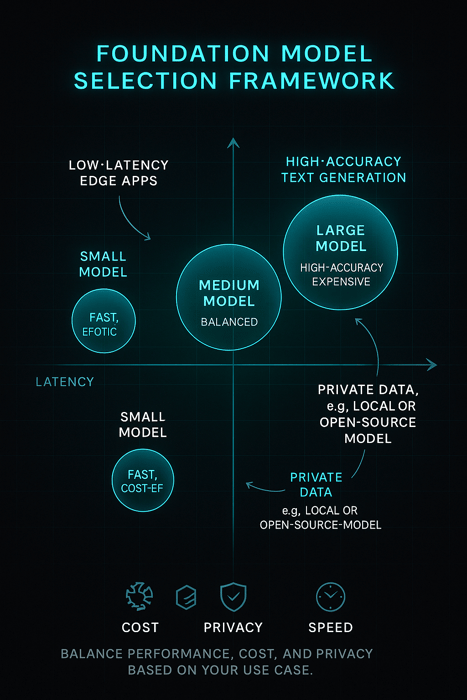 Foundational Model Selection Framework