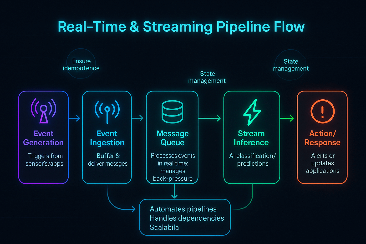 Real‑Time & Streaming Pipeline Flow