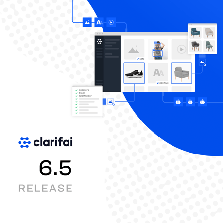 Banner of Clarifai release 6.5