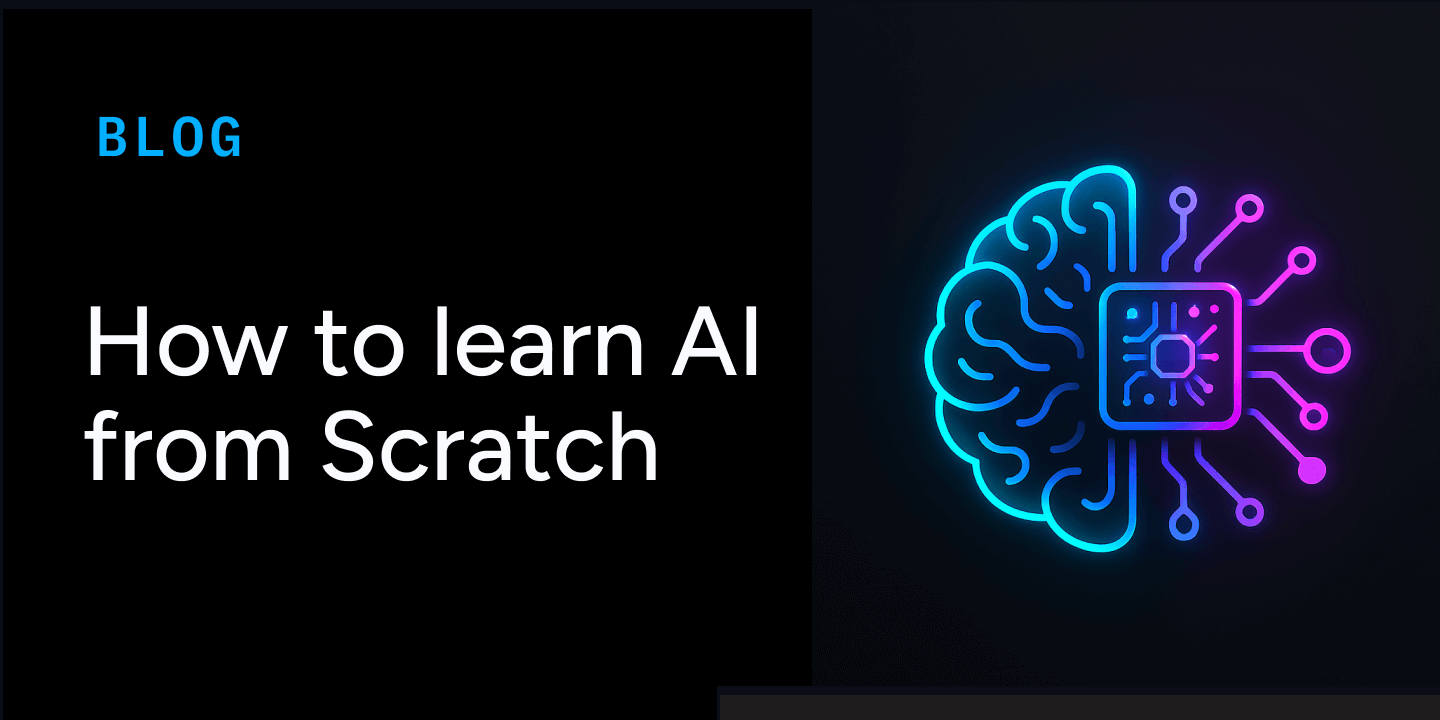 How to learn AI from Scratch