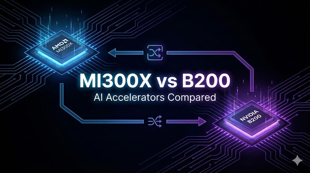 MI300X vs B200