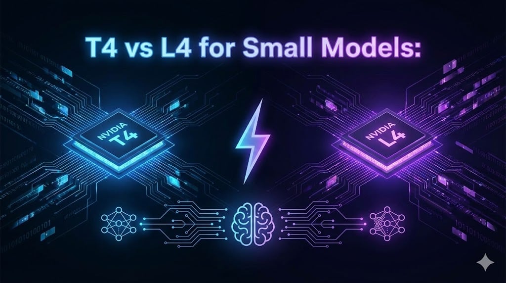 T4 vs L4 for small models