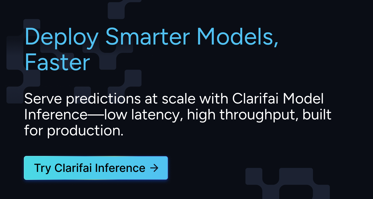 Model Training - Clarifai Inference