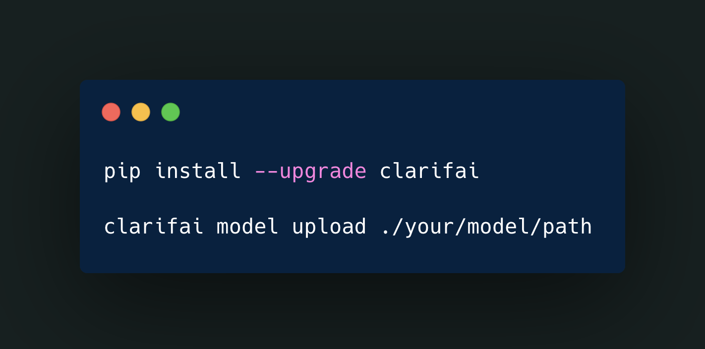 clarifai-pip-install-model-upload