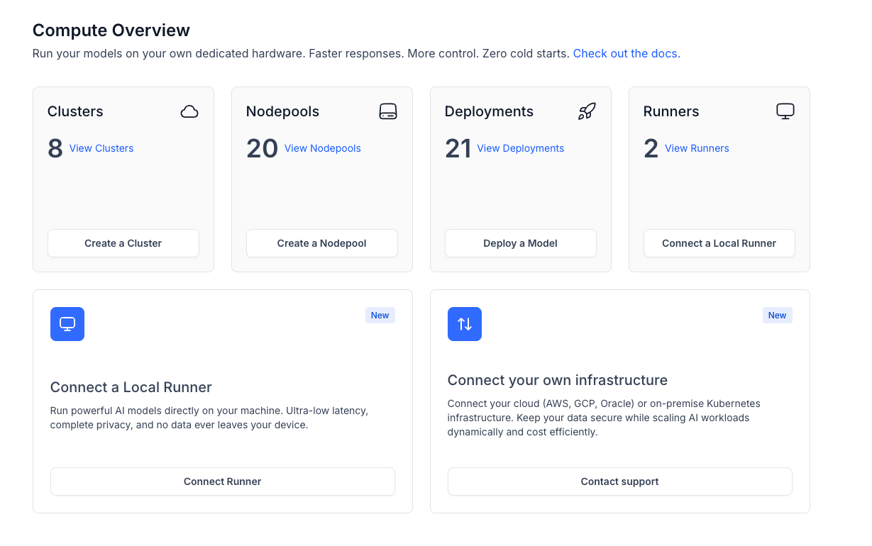 compute overview