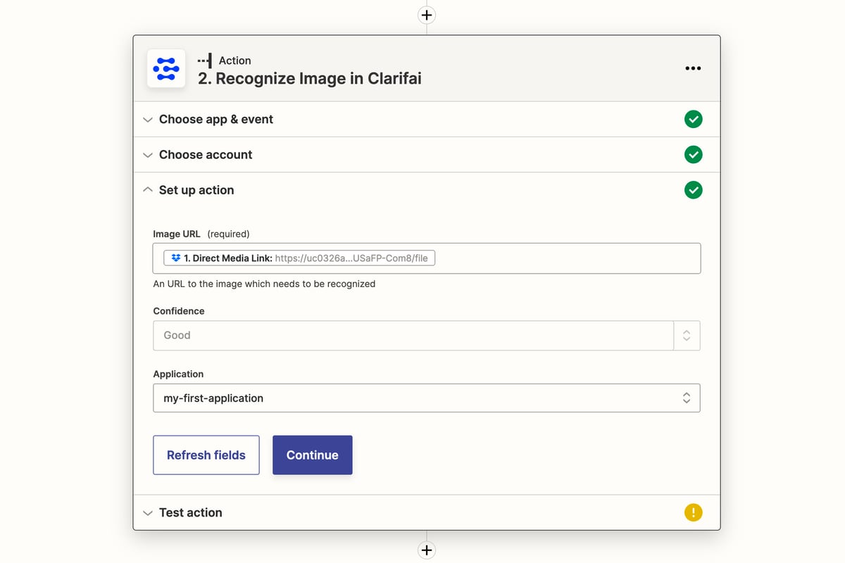 configure-clarifai-action