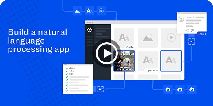 Video tutorial: Build a natural language processing app